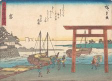 Miya, ca. 1838., ca. 1838. Creator: Ando Hiroshige