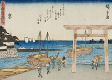 Miya, late 1830s. Creator: Ando Hiroshige