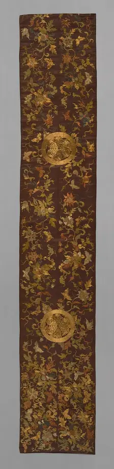 Mizuhiki (Temple Banner), Japan, Edo period (1615-1868), 1668/1703. Creator: Unknown