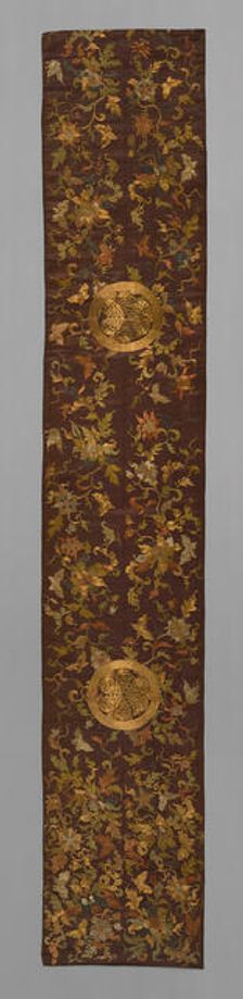 Mizuhiki (Temple Banner), Japan, Edo period (1615-1868), 1668/1703. Creator: Unknown