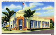 Miami Beach Federal Savings and Loan Association Building, Florida, USA, 1940
