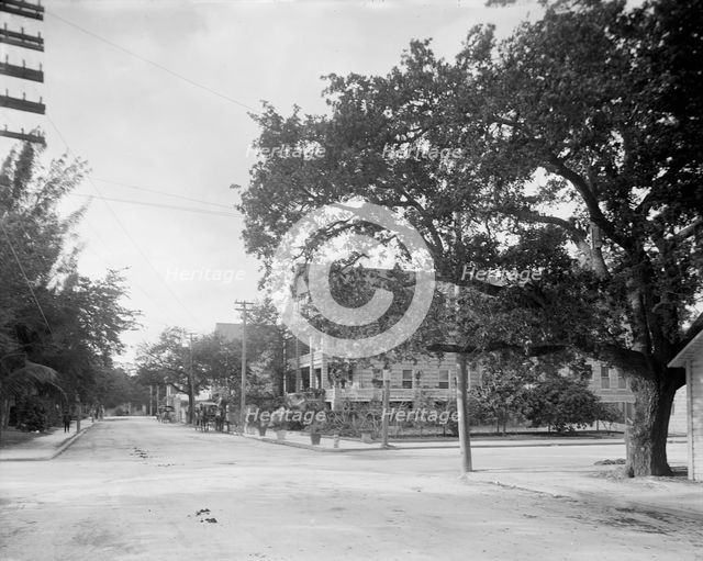 Miami, Fla., Avenue C and Fort Dallas Hotel, between 1900 and 1920. Creator: Unknown.