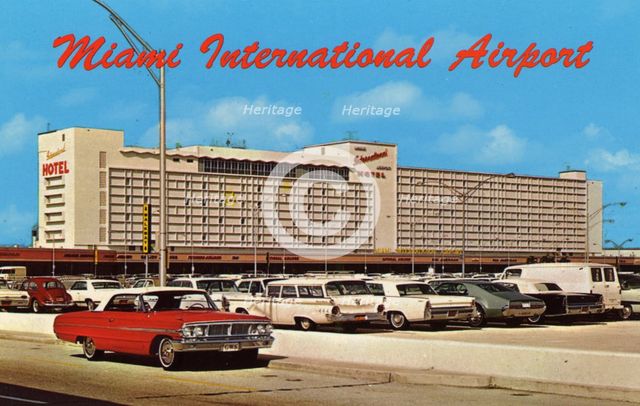 Miami International Airport, Florida, USA, 1966. Artist: Unknown