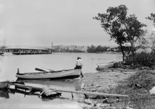 Miami River and the Hotel Royal Palm, Miami, Fla., c1900. Creator: Unknown