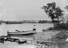 Miami River and the Hotel Royal Palm, Miami, Fla., c1900. Creator: Unknown
