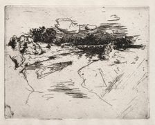 Miami River, near Cincinnati, Ohio. Creator: John Henry Twachtman (American, 1853-1902)