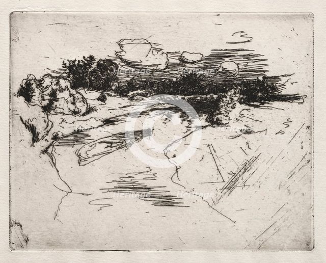 Miami River, near Cincinnati, Ohio. Creator: John Henry Twachtman (American, 1853-1902).