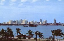 Miami the Magic City Florida, USA, 1954