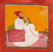 Mian Bhupal Dev of Jasrota (circa 1670-circa 1730), c1715. Creator: Unknown