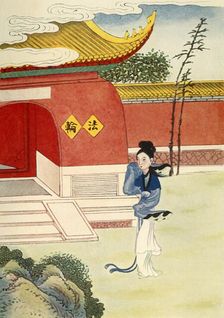 Miao Shan Reaches the Nunnery 1922. Creator: Unknown