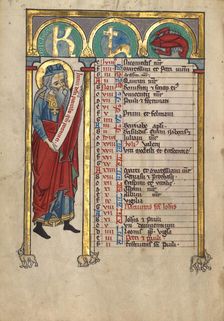 Micah; Psalter, about 1240-1250. Creator: Unknown