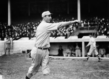 Mickey Doolan, Philadelphia NL, at Polo Grounds, NY (baseball), 1912. Creator: Bain News Service