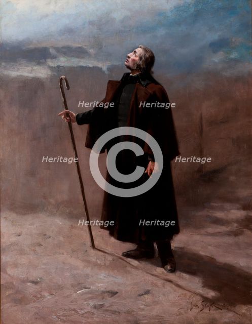 Mickiewicz as a Pilgrim, 1894. Creator: Jan Styka.