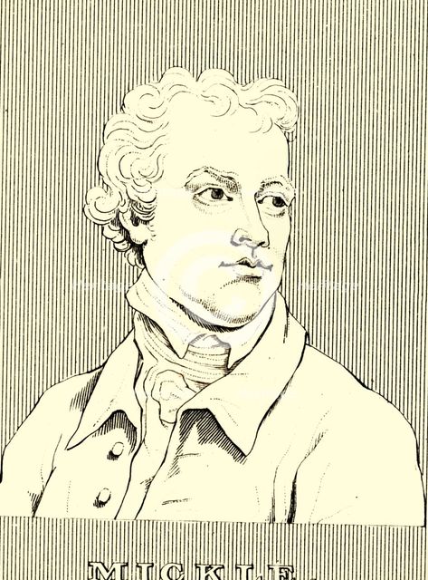'Mickle', (1734-1788), 1830. Creator: Unknown.