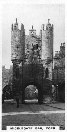 Micklegate Bar, York, c1920s