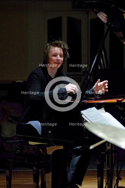 Michael Wollny, Watermill Jazz Club, Dorking, Surrey, 2014.  Artist: Brian O'Connor.