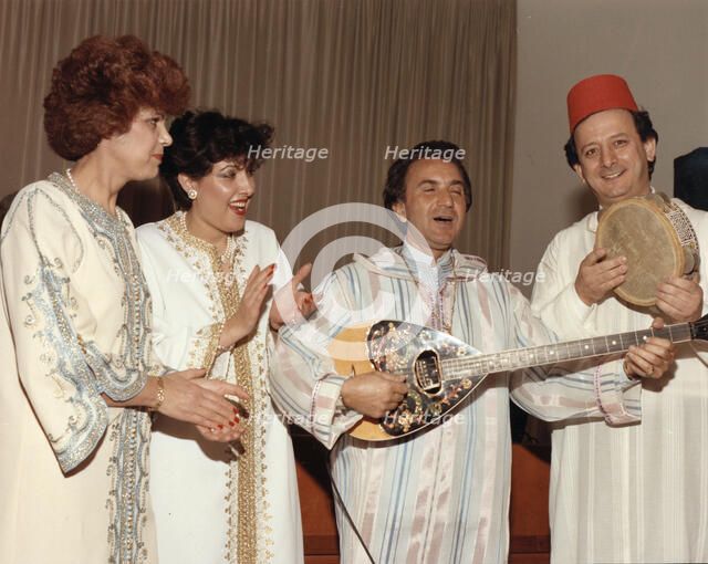 Michael Abittan at a Moroccon evening, March 1989. Artist: Sidney Harris