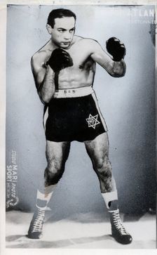 Michael Atlan, Jewish Featherweight Boxer. Creator: Unknown