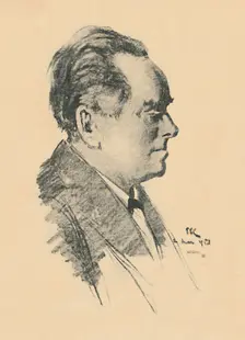 Michael Balling 1919. Artist: Ernest Stephen Lumsden