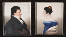 Michael Benedicks (1768-1845), married to 1. Fanny Isak (1775-1802), 2. Henriette..., 1824. Creator: Jakob Axel Gillberg