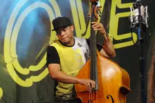 Michael Bowie, Love Supreme Jazz Festival, Glynde Place, East Sussex, 2015. Artist: Brian O'Connor