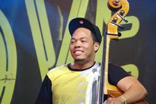 Michael Bowie, Love Supreme Jazz Festival, Glynde Place, East Sussex, 2015. Artist: Brian O'Connor