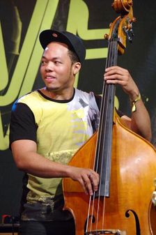 Michael Bowie, Love Supreme Jazz Festival, Glynde Place, East Sussex, 2015. Artist: Brian O'Connor