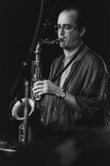 Michael Brecker, Maastricht Jazz Mecca, Netherlands, 1992. Creator: Brian Foskett