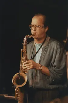 Michael Brecker, Maastricht Jazz Mecca, Netherlands, 1992. Creator: Brian Foskett