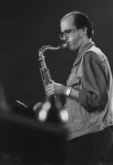 Michael Brecker, North Sea Jazz Festival, 1993. Creator: Brian Foskett