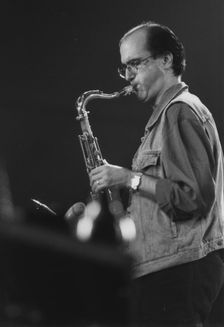 Michael Brecker, North Sea Jazz Festival, 1993. Creator: Brian Foskett