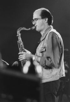 Michael Brecker, North Sea Jazz Festival, 1993. Creator: Brian Foskett