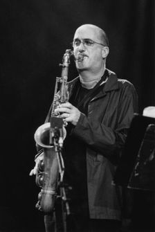 Michael Brecker, Cambridge Corn Exchange, 2000. Creator: Brian Foskett