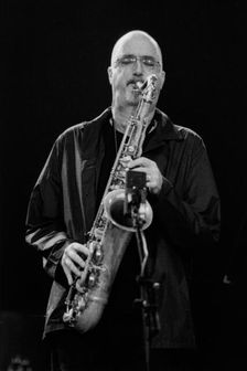 Michael Brecker, Cambridge Corn Exchange, 2000. Creator: Brian Foskett