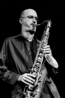 Michael Brecker, Cambridge Corn Exchange, 2000. Creator: Brian Foskett