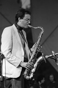Michael Brecker, Capital Jazz, Knebworth, 1982. Artist: Brian O'Connor
