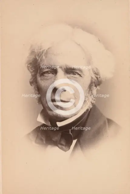 Michael Faraday, 1860s. Creator: John & Charles Watkins.
