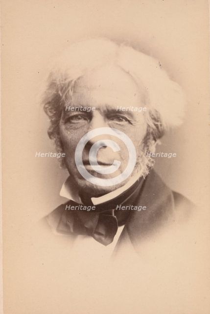Michael Faraday, 1860s. Creator: John & Charles Watkins.