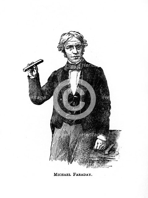 Michael Faraday, 19th century British chemist and physicist, (20th century). Artist: Unknown