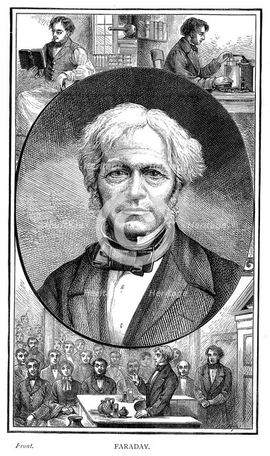 Michael Faraday, British physicist and chemist, 1881 Creator: Unknown.