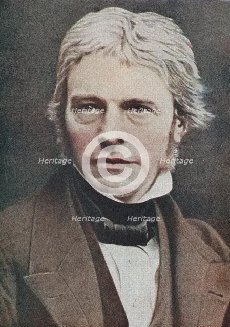 Michael Faraday, British physicist and chemist, mid 19th century. Creator: Unknown.