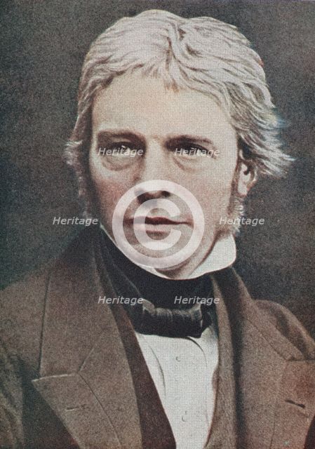 Michael Faraday, British physicist and chemist, mid 19th century. Creator: Unknown.