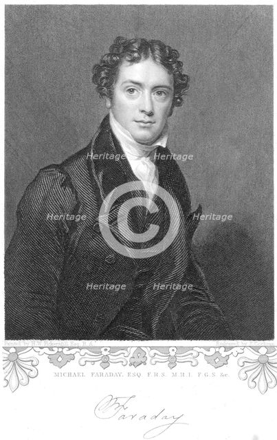 Michael Faraday, English chemist and physicist, 19th century. Creator: Unknown.