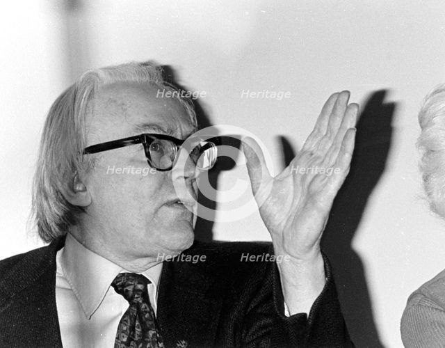 Michael Foot, Student March and Cuts in Education Service, London, 1975. Creator: Henry Grant.