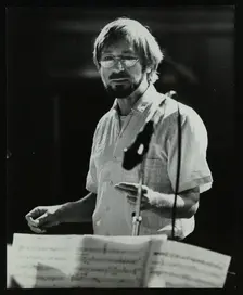 Michael Garrick at Berkhamsted Civic Centre, 1985. Creator: Denis Williams