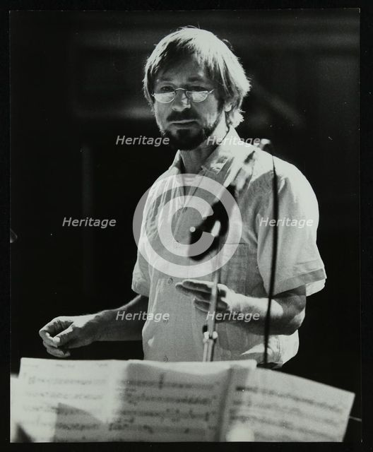 Michael Garrick at Berkhamsted Civic Centre, 1985. Creator: Denis Williams.