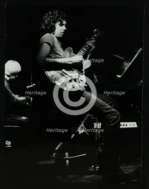 Michael Garrick and John Etheridge playing at The Stables, Wavendon, Buckinghamshire. Creator: Denis Williams.