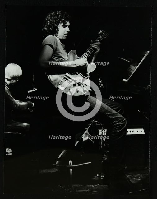 Michael Garrick and John Etheridge playing at The Stables, Wavendon, Buckinghamshire. Artist: Denis Williams