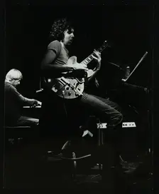 Michael Garrick and John Etheridge playing at The Stables, Wavendon, Buckinghamshire. Creator: Denis Williams