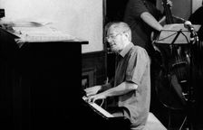 Michael Garrick, Watermill Jazz Club, Dorking, Surrey, May, 2001. Artist: Brian O'Connor